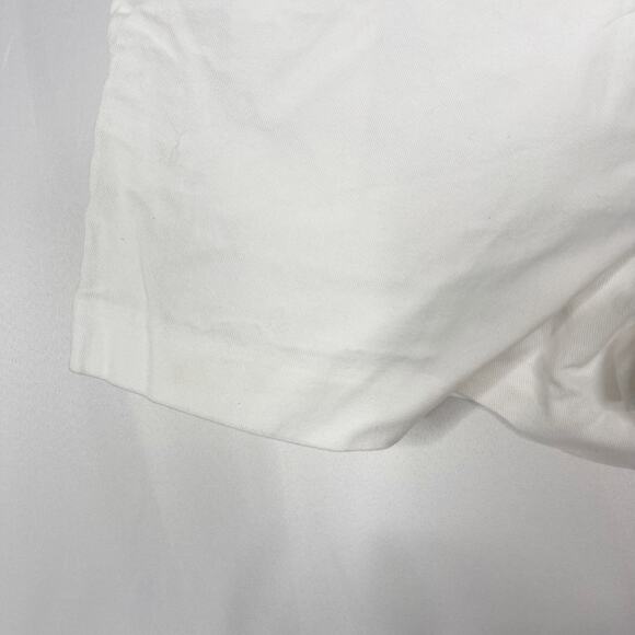 J Crew Crewcuts Girls 14 Set of 2 White Everyday Chino Shorts Cotton Adjustable - Picture 4 of 15